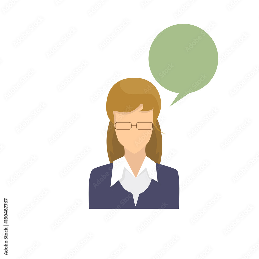 Profile Icon Female Avatar Woman Cartoon Portrait Profile Icon Female Avatar Woman Cartoon Portrait