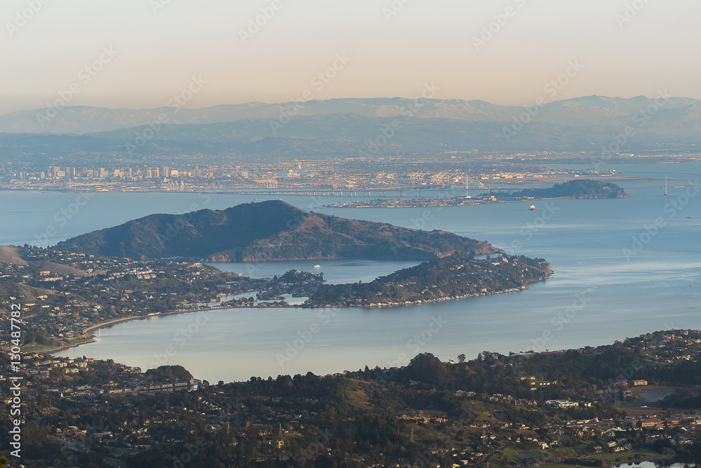 Aerail View of Bay Area