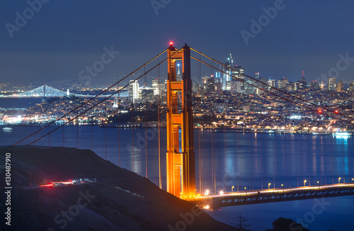 Golden Gate Bridge and Downtown San Francisco