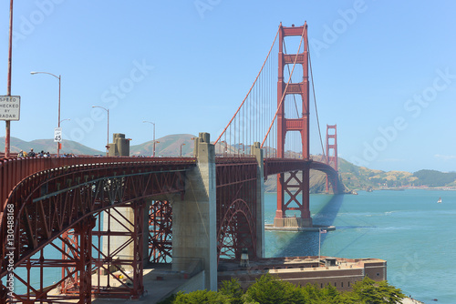 Golden Gate Bridge in summer © srongkrod
