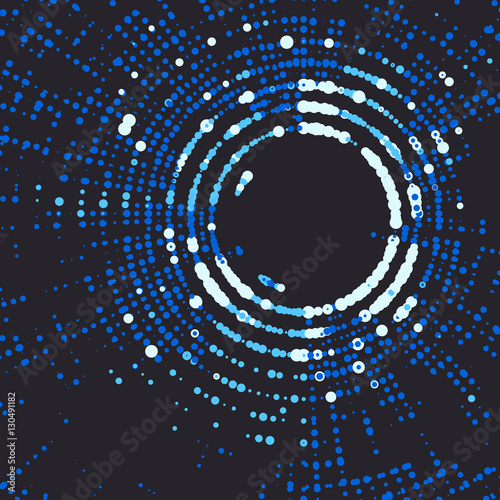 Wallpaper Mural Radial lattice graphic design, abstract background. Torontodigital.ca