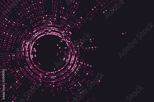 Fototapeta Naklejka Na Ścianę i Meble -  Radial lattice graphic design, abstract background.