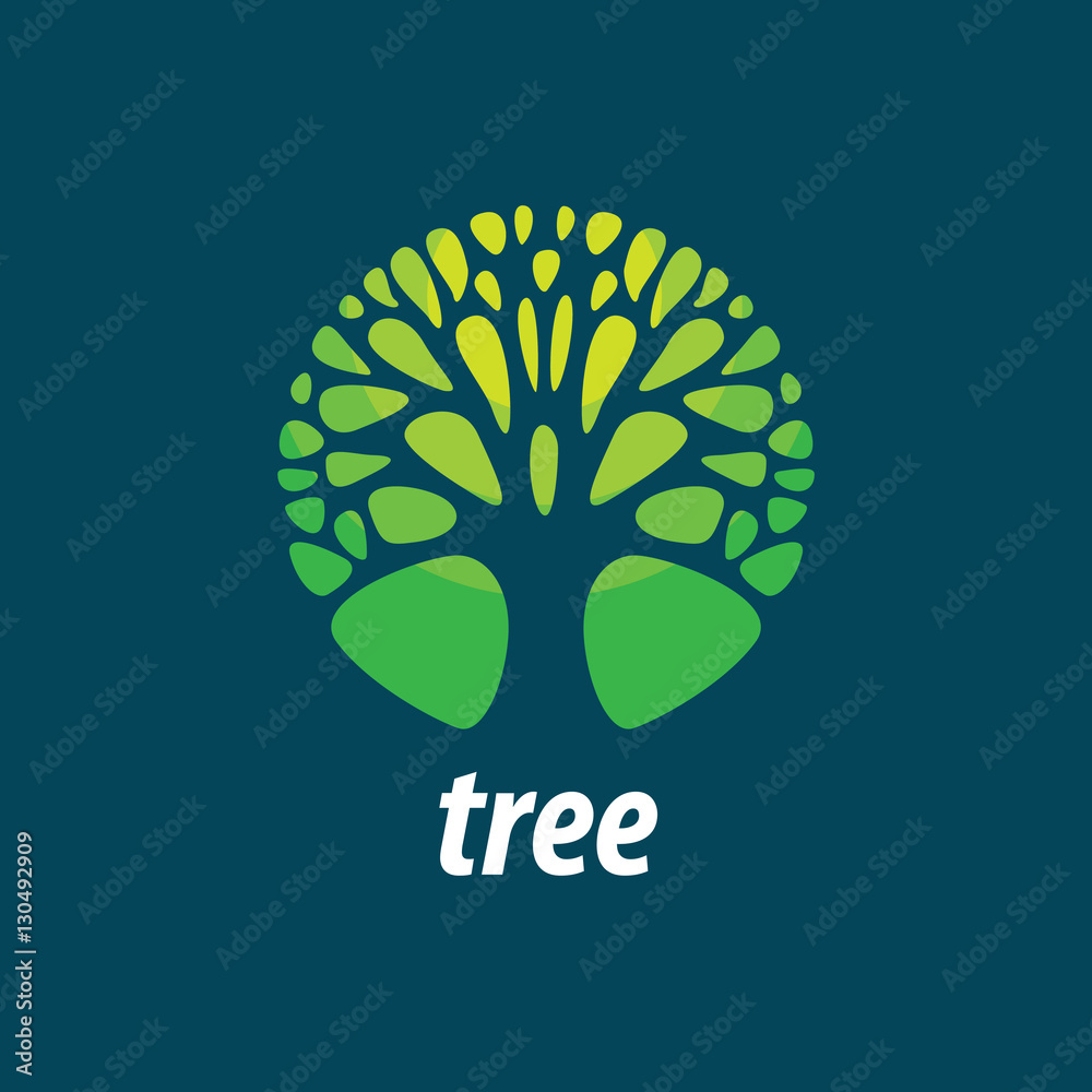 Obraz premium vector logo tree