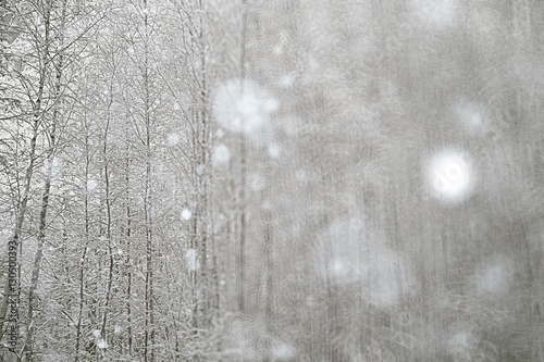 blurred background winter snow gloomy depression