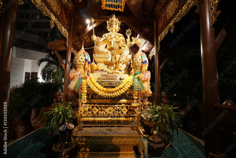 Hinduism statue or phra phrom in Thailand