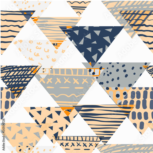Abstract seamless chaotic pattern