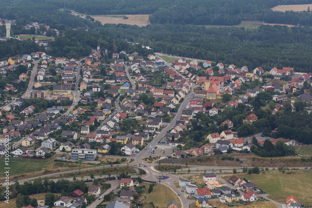 aerial view of Wackersdorf