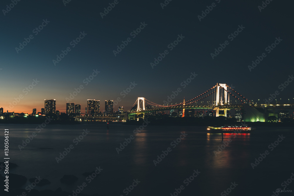 Fototapeta premium Tokyo night scape