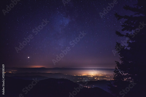Night City from Mountains