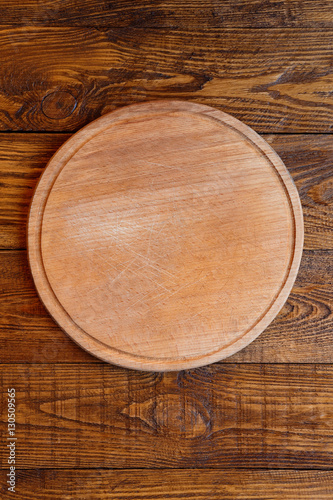Wooden round board for pizza