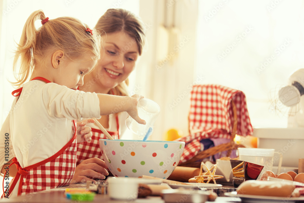 Spending Quality Family Time. Baking Cakes. Spending Quality Family Time. Baking Cakes.