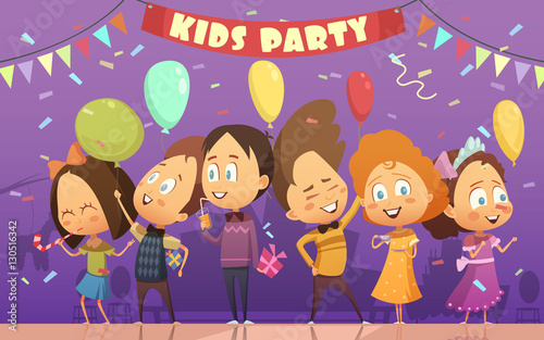 Kids Party Illustration