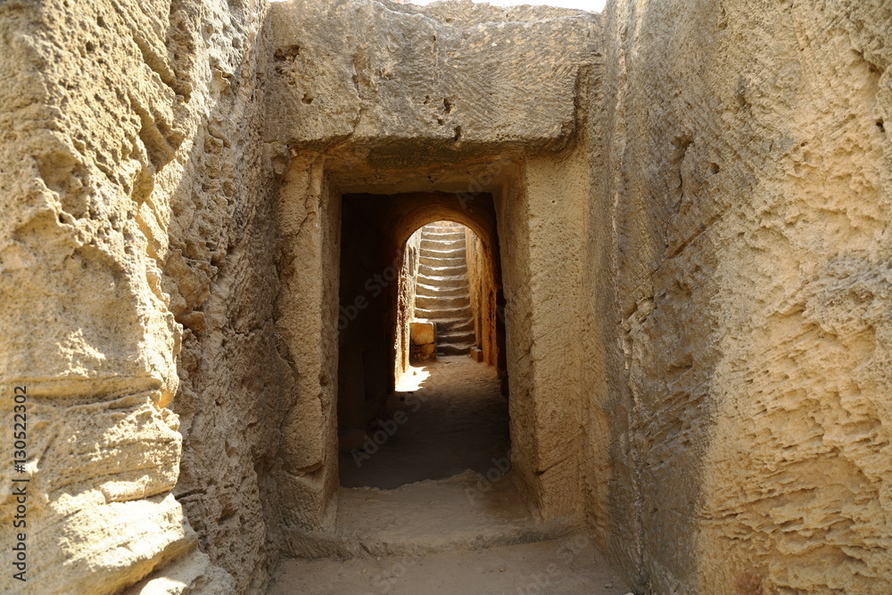 Tombs of the Kings, an ancient necropolis in Paphos