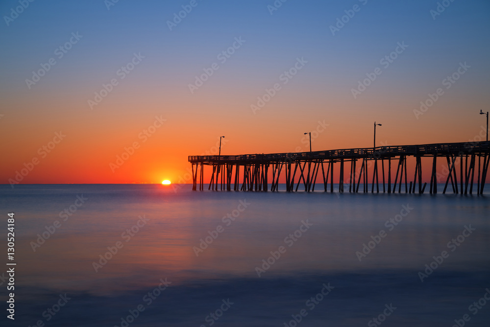 Nags Head Fishing Pier Sunrise 