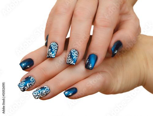 Female hands with manicure