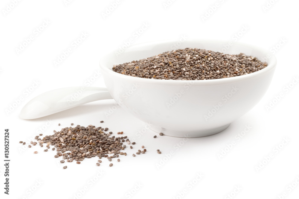 Pile of chia seeds Pile of chia seeds