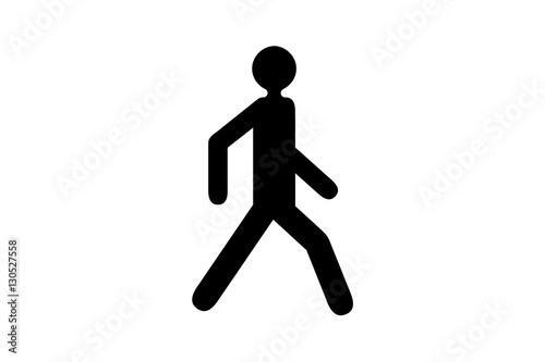 Vektor - Laufende Person / Vector - Walking person