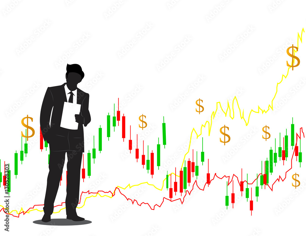 Fototapeta premium stockbroker