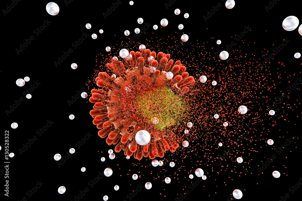 Destruction of Human Immunodeficiency Virus HIV , AIDs virus by silver ...