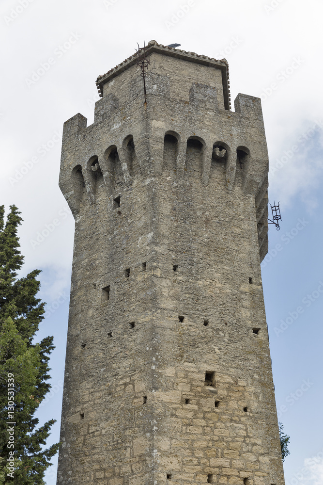 Montale tower in San Marino.