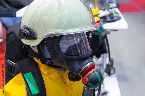 Protective equipment lifeguard on a mannequin. Industry