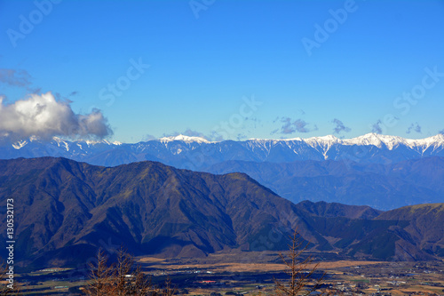 Aerial view from Mount Fuji. Afternoon shoot.