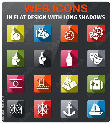 cruise icon set