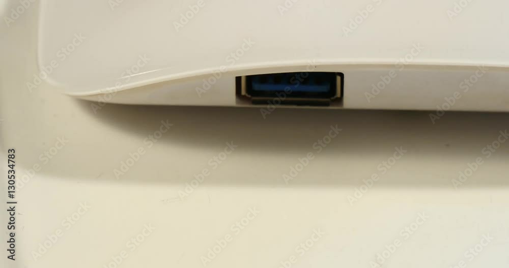 USB connecting hub to communicate.