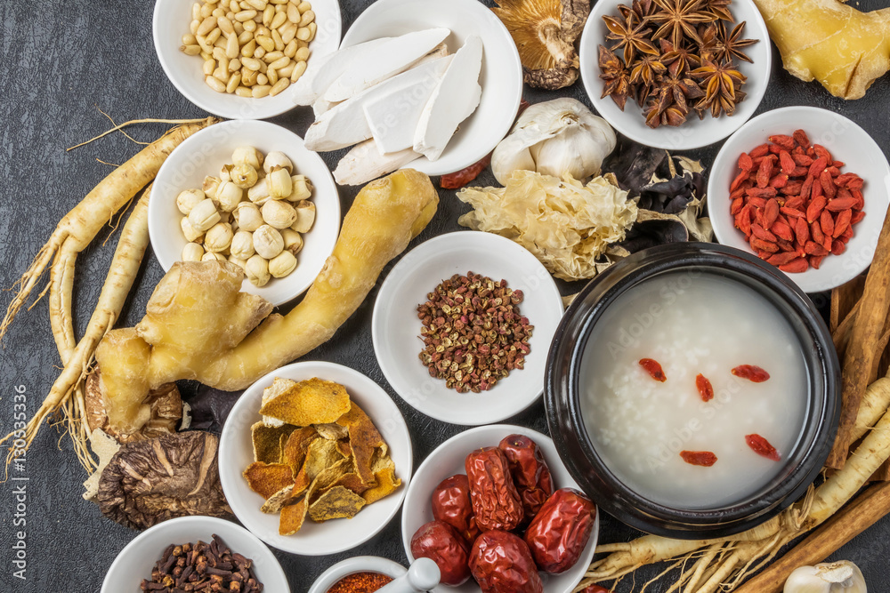 朝鮮人参と漢方薬 薬膳 健康食 Chinese medicine and ginseng 朝鮮人参と漢方薬 薬膳 健康食 Chinese medicine and ginseng