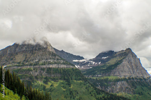 Glacier National Park - Mountains in the Clouds