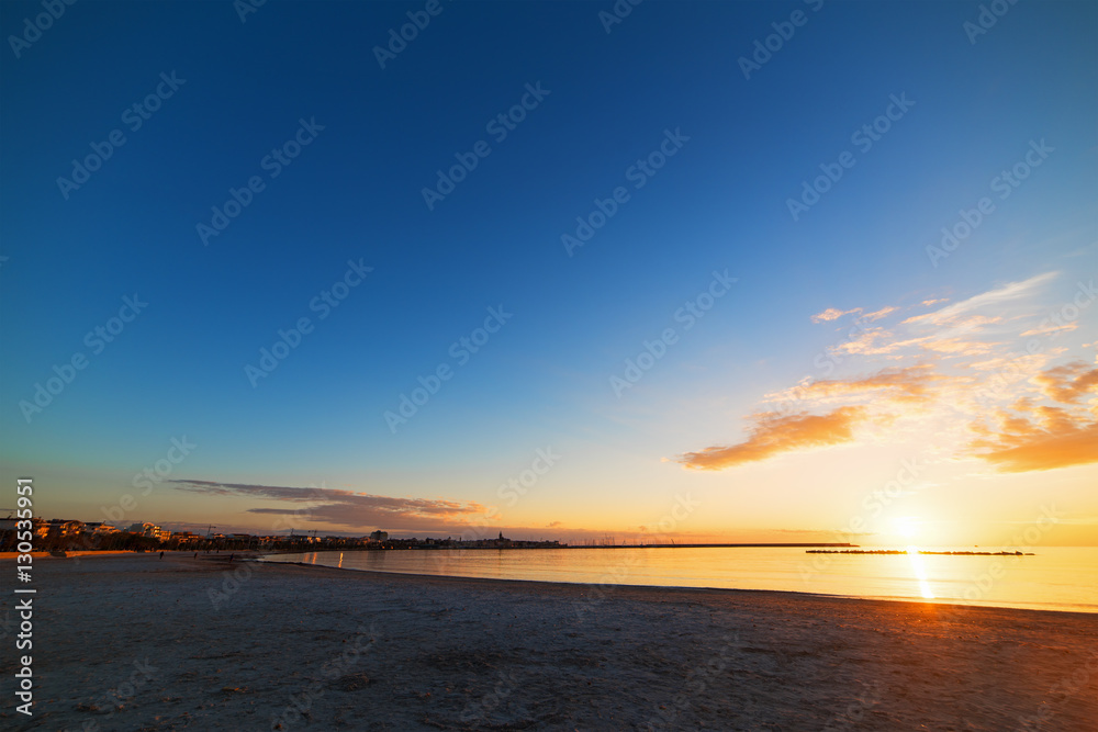 Alghero at sunset