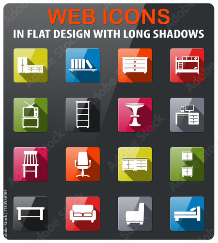 Furniture simply icons