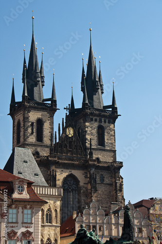 Tschechien - Prag - Altst  dter Ring - Teynkirche