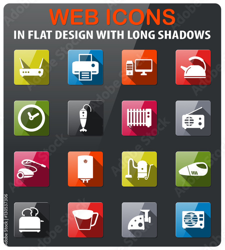 Home applicances simply icons