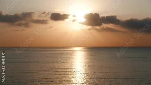 Beautiful sunrise at Pedasi, Panama  photo