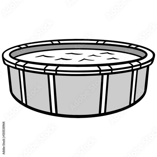 Above Ground Pool Illustration