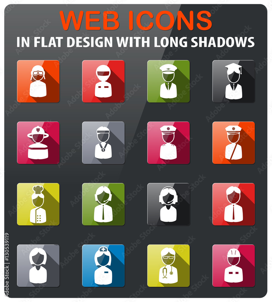 Ocupation simply icons