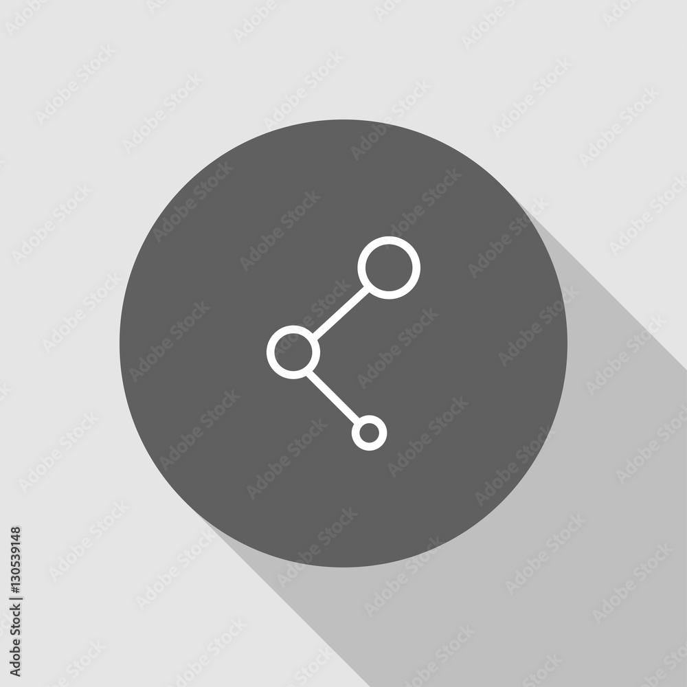 share outline icon illustration share outline icon illustration