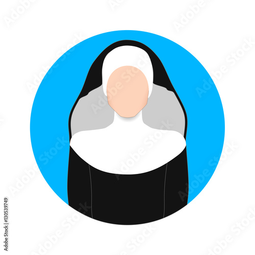 image of a nun in the form of icons