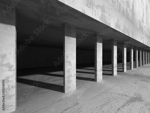 Fototapeta Naklejka Na Ścianę i Meble -  Abstract concrete geometric architecture background