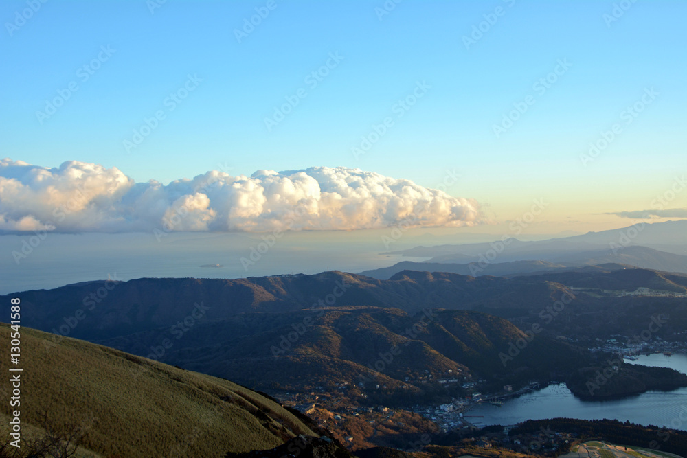 Lake Ashi, Hakone region, Japan. 