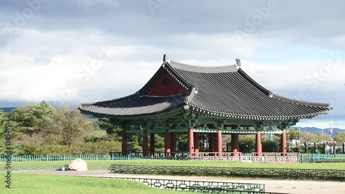 Donggung Palace in Gyeongju - example traditional Korean architecture photo