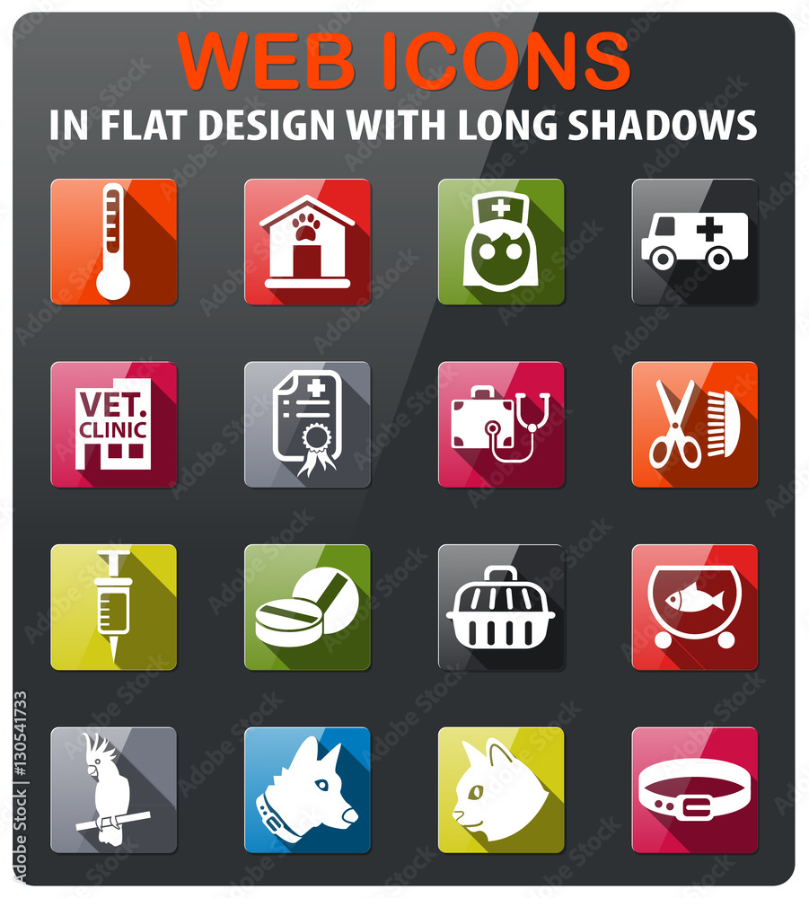 veterinary clinic icon set veterinary clinic icon set