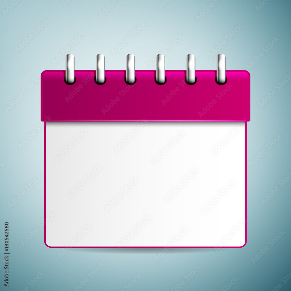 Purple calendar icon isolated on blue background. Vector Illustration Purple calendar icon isolated on blue background. Vector Illustration