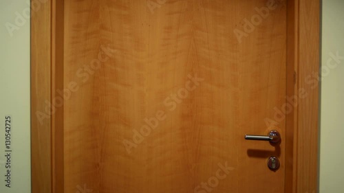 Close the door to the offices 