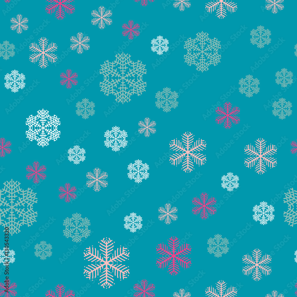 Seamless pattern - snowflake. Winter background. Seamless pattern - snowflake. Winter background.