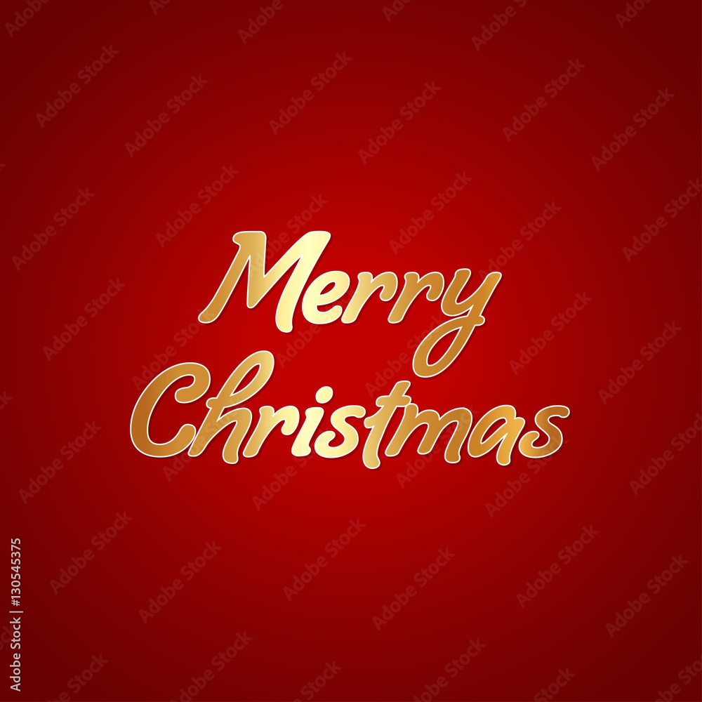 Merry Christmas Lettering, Text and Creative Typography Vector Design Eps 10