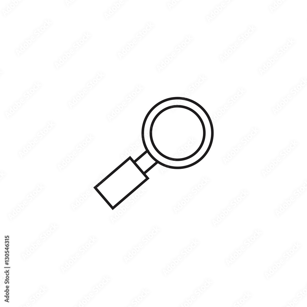 search outline icon vector sign - obrazy, fototapety, plakaty 