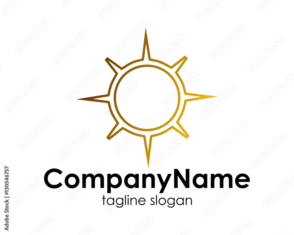 Fototapeta premium company logo shape