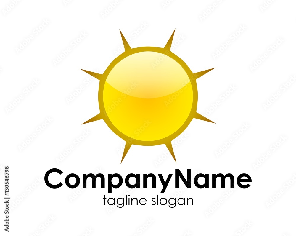 Fototapeta premium company logo shape